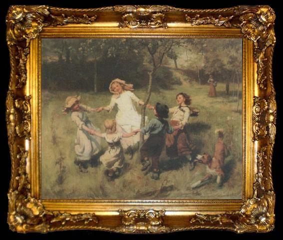 framed  Frederick Morgan Ring-a-Ring o-Roses, ta009-2